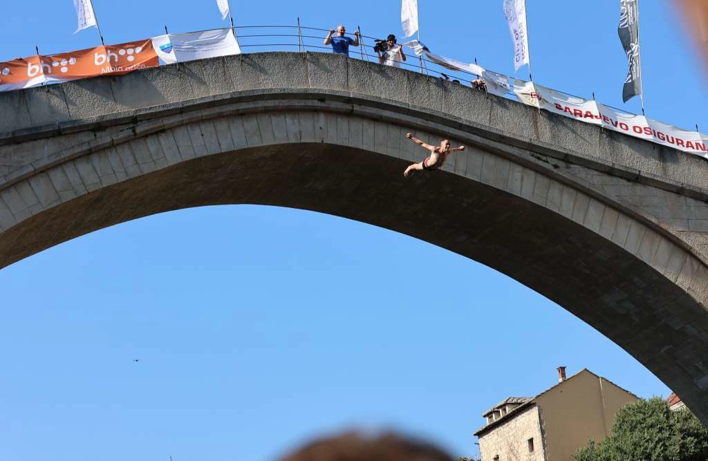 Pobjednik 458. skokova sa Starog mosta Vedad Dedić